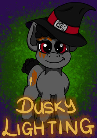 Dusky Lighting ConBadge